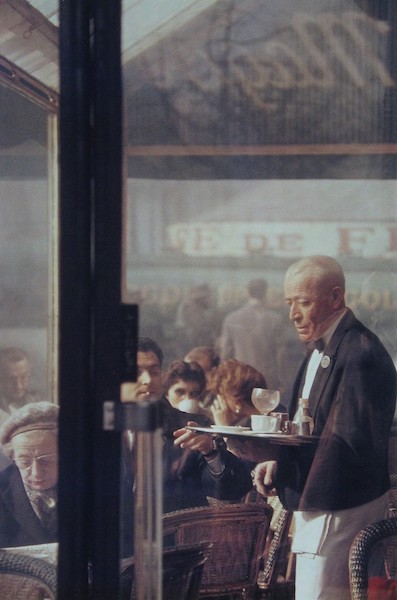 Saul Leiter - Waiter, Paris, 1959