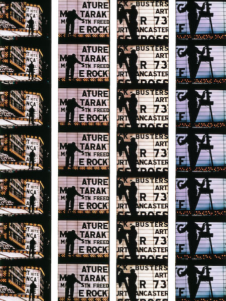 William Klein - Film Strips from Broadway by Light #4, 1958