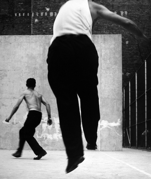 Leon Levinstein - Handball Players, Houston Street, New York, 1955