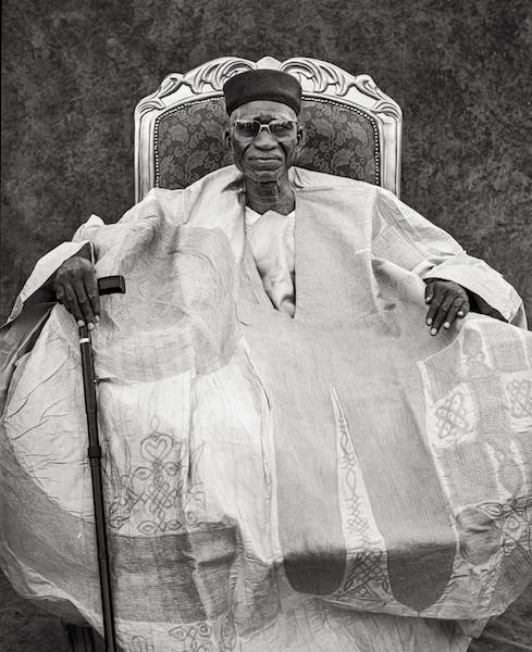 Jean-Dominique Burton - His Majesty the King of Yatenga, Naaba Kiiba