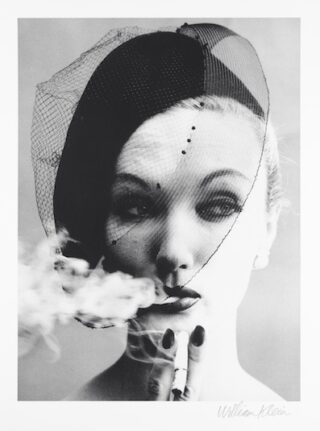William Klein - Smoke + Veil, Paris (Vogue), 1958