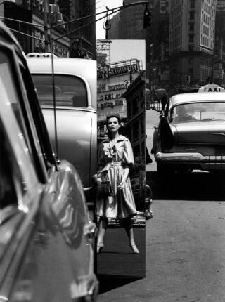 William Klein - Times Square + Mirror, NY Vogue