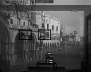 Abelardo Morell - Upright Camera Obscura Image of the Piazzetta San Marco Looking Southeast in Office, Venice, 2007