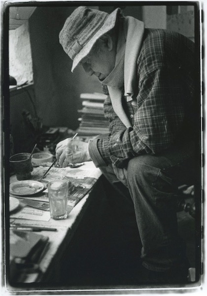 Portrait of Saul Leiter