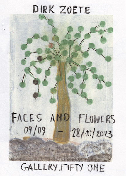 Dirk Zoete - Faces and Flowers, 2023