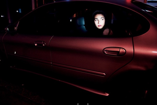 Elinor Carucci - In the car with light on my face, Diary of a dancer, 2000-2003, Chromogenic print, 26 x 35 cm